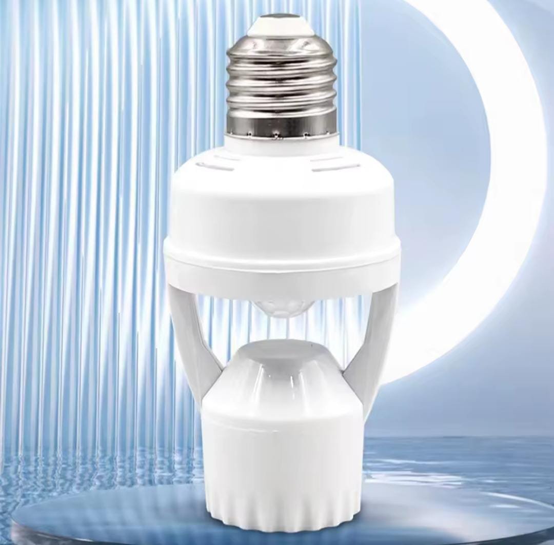Smart Infrared PIR Motion Sensor E27 Bulb Holder | Auto On/Off Socket Switch | Energy Saving Lamp Base - Image 2