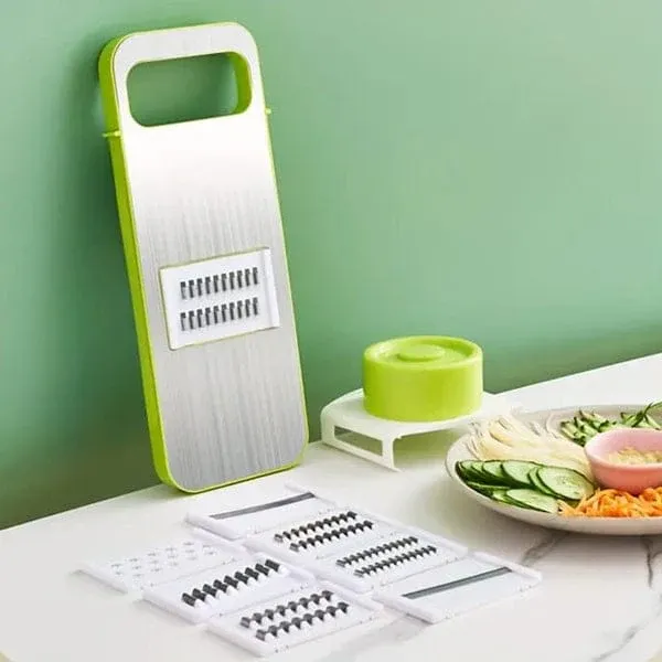 5in1 Vegetable Cutter | Multifunctional Stainless Steel Vegetable Cutter & Slicer | Kitchen Tool - Image 3