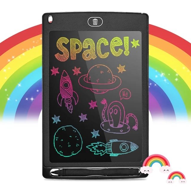 8.5 inch Multicolor Tablet Price | LCD writing tablet for kids - digital drawing pad - erasable writing board - writing pad (random color) - Image 3