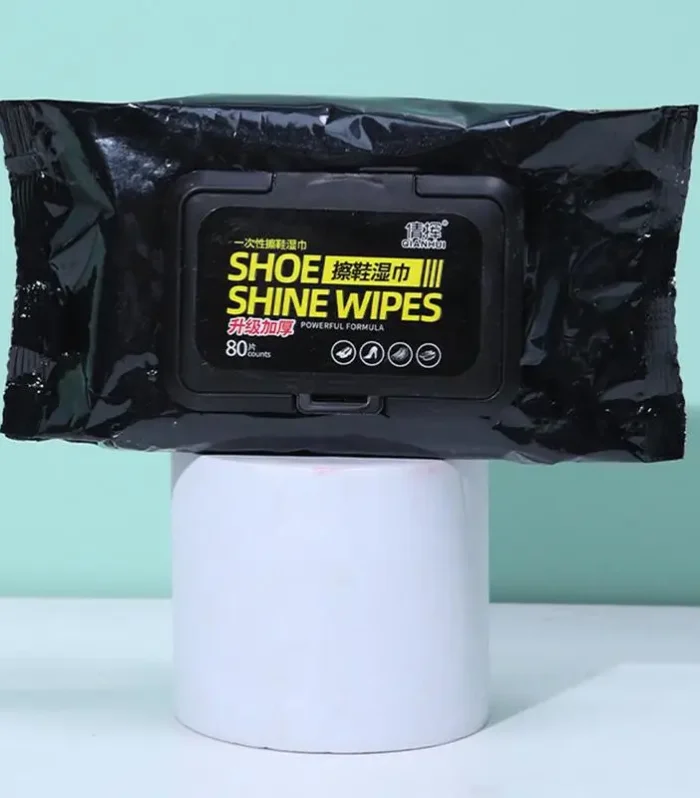 Disposable Shoe Cleaning Wipes  (80 Wipes In 1 Packet)