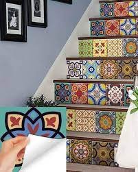 Tile Self Adhesive Sticker Decor 5x5inches(12 Pieces)